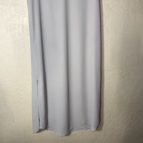 Aritzia Babaton Minimalist V Neck Midi Jeremy Slip dress - Picture 10 of 10